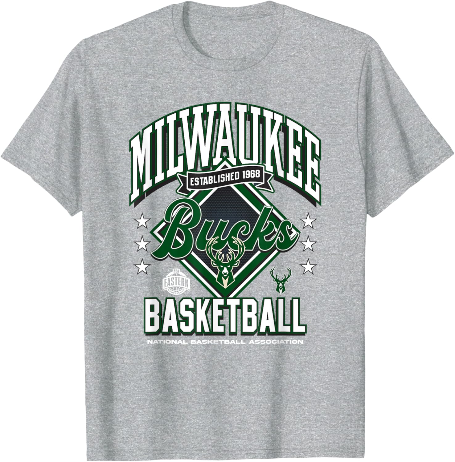 NBA Official Milwaukee Bucks Tip Off T-Shirt for Fans and Supporters - 3