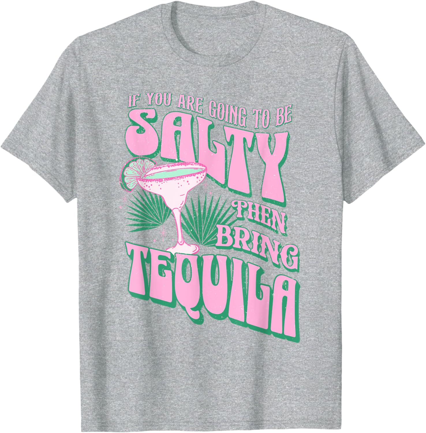 Salty Tequila Cocktail Drinking T-Shirt for Fun Summer Vibes - 5