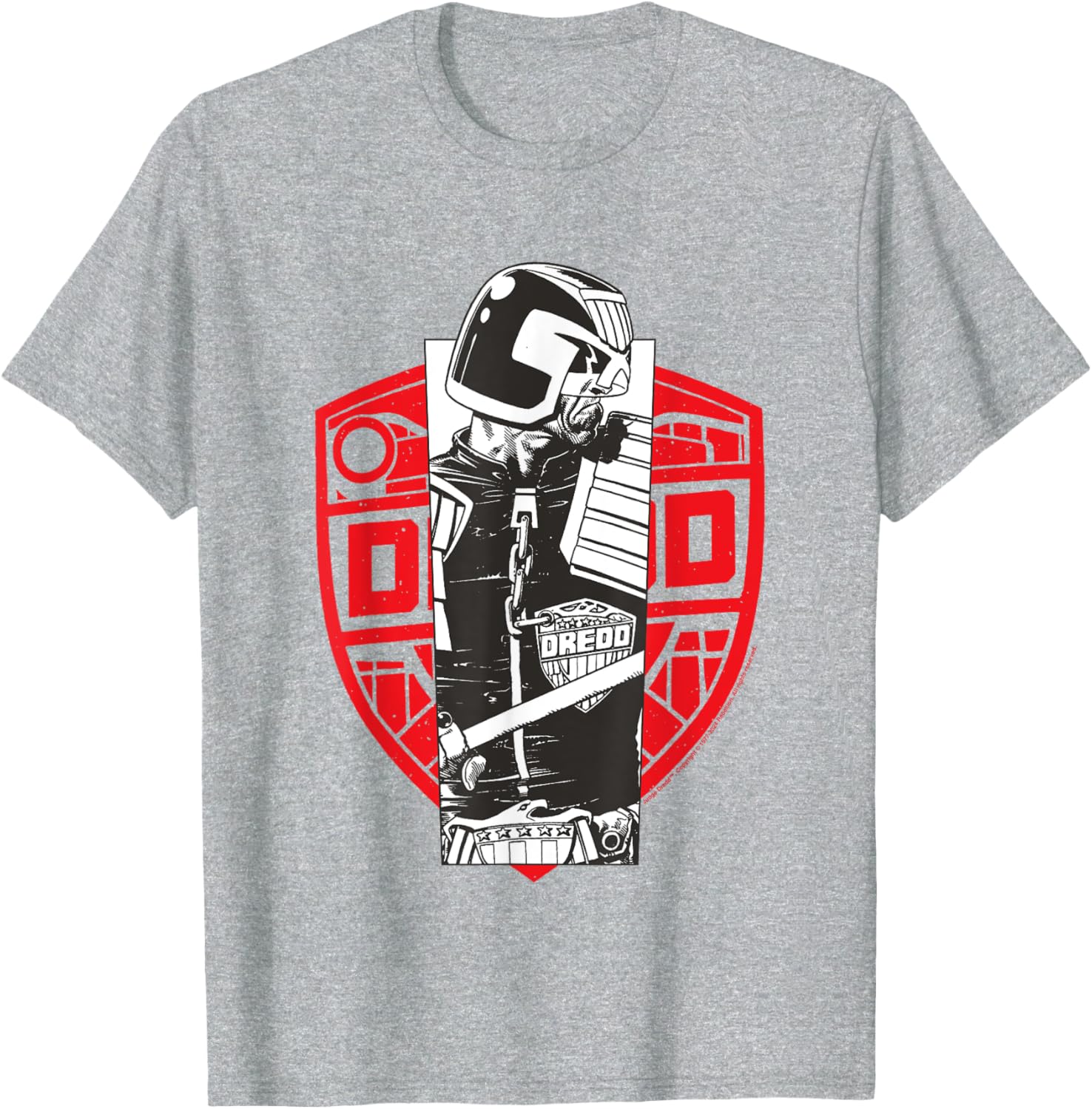 Judge Dredd Law Enforcer T-Shirt for Fans of 2000 AD Comics - 8