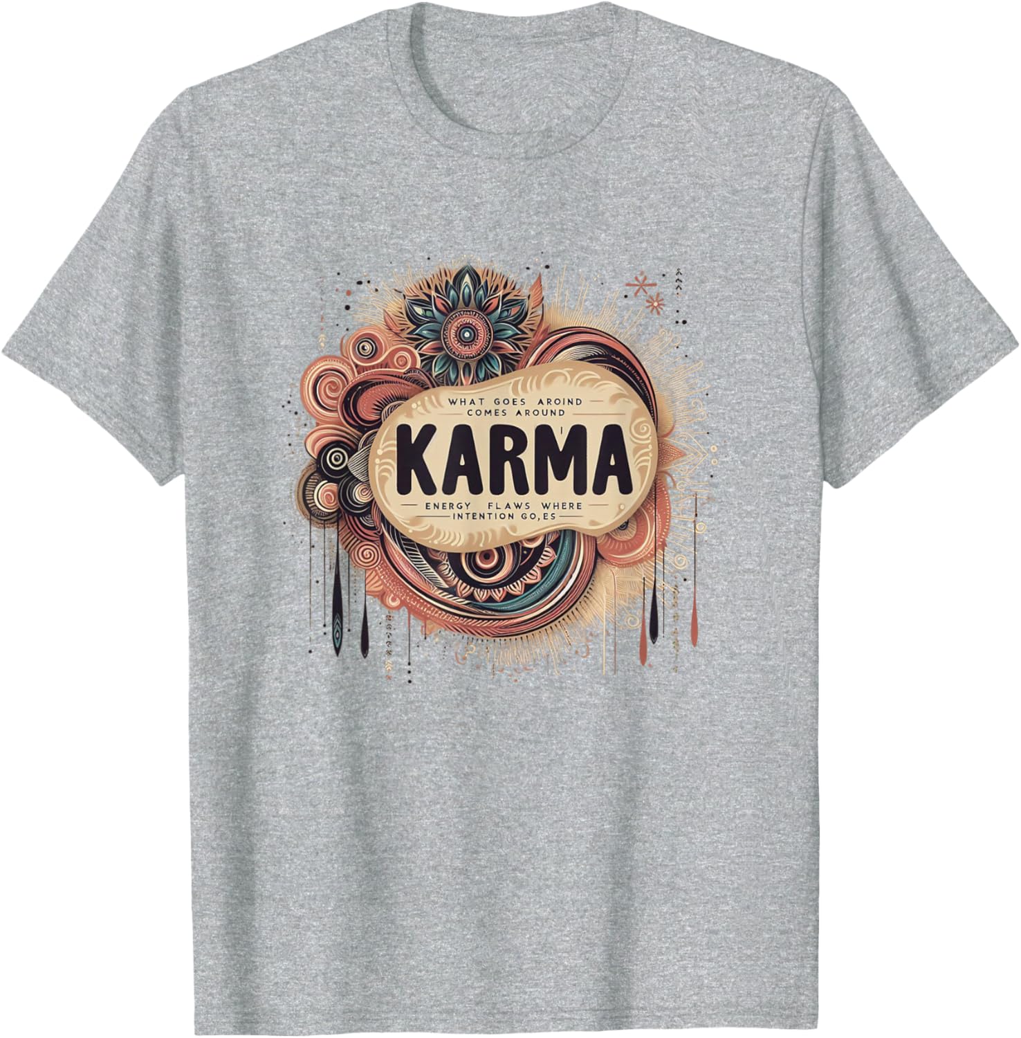 Inspirational Karma Quote Tee - Spread Positive Energy with Style - 15