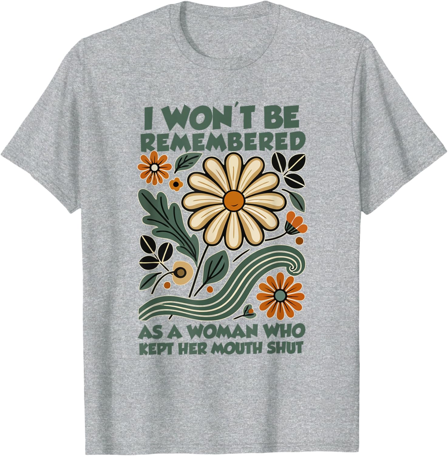 Empowered Woman Statement T-Shirt - Speak Up and Stand Out Clothing - 1