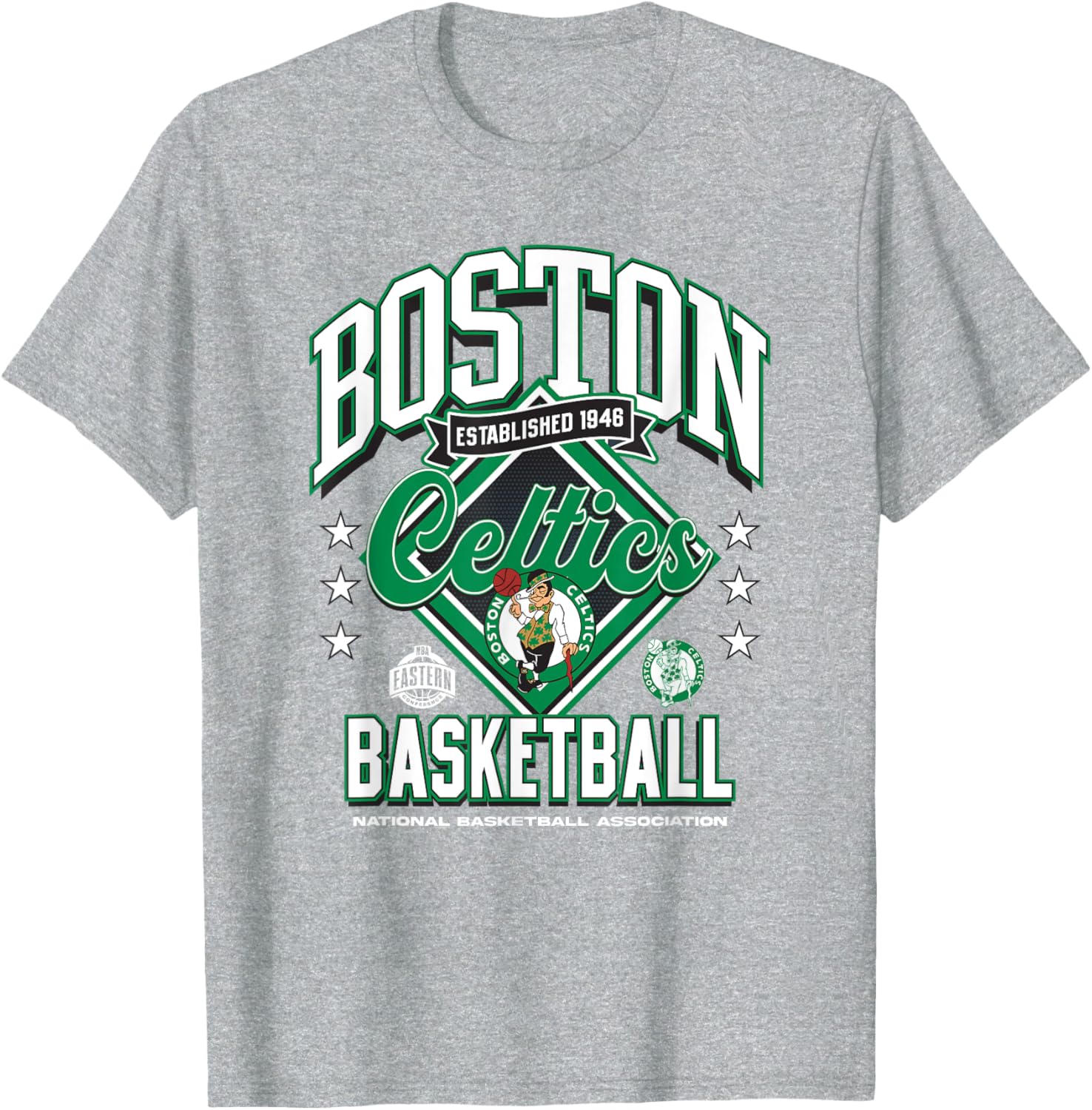 Official NBA Boston Celtics Tip Off T-Shirt for Fans and Players - 2