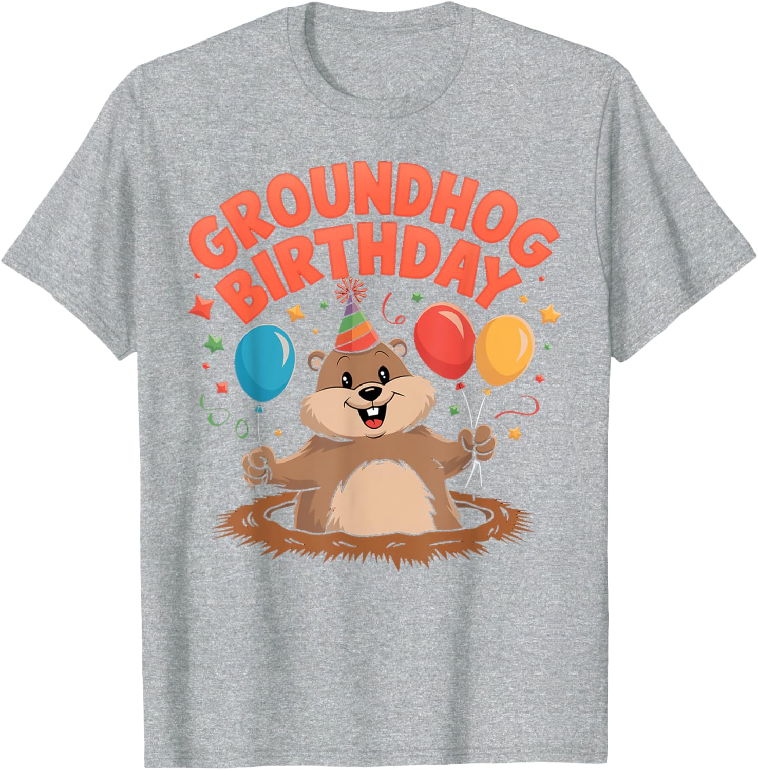 Cute Groundhog Day Birthday T-Shirt for February 2 Celebrations - 10