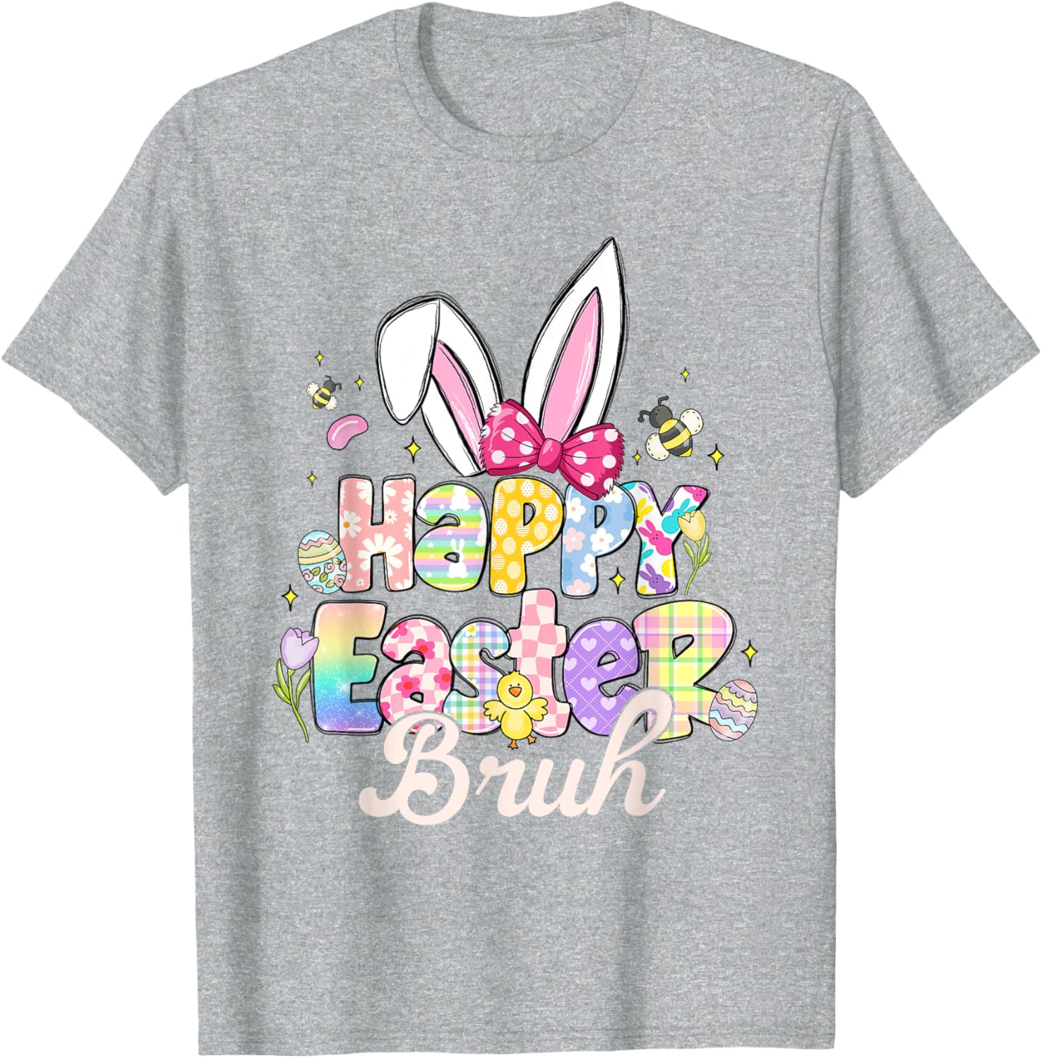 Funny Easter Bruh Meme T-Shirt for Bro Happy Spring Celebrations - 28