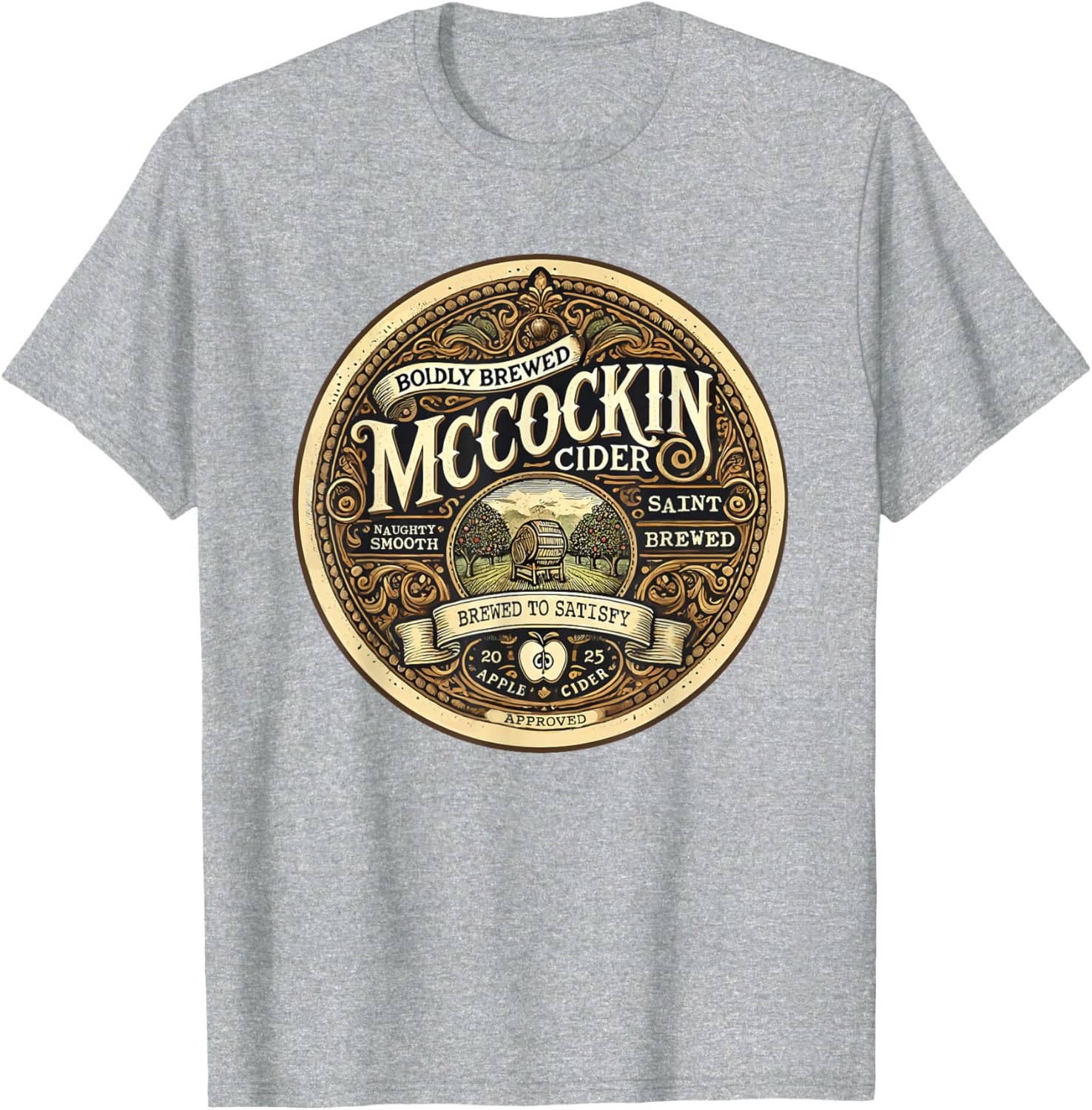 Funny Mccockin Cider St Patricks Day T-Shirt for Adults - Humor Apparel - 4