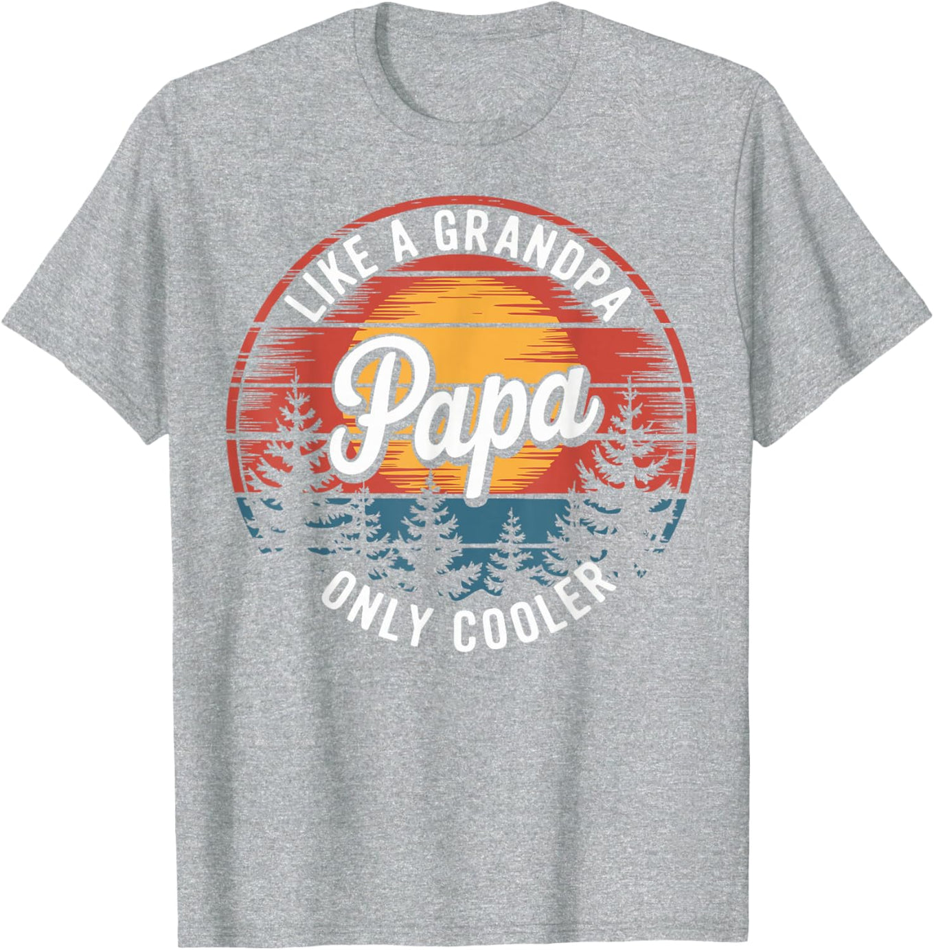 Cool Funny Dad T-Shirt Papa Like A Grandpa Definition Gift for Fathers - 1