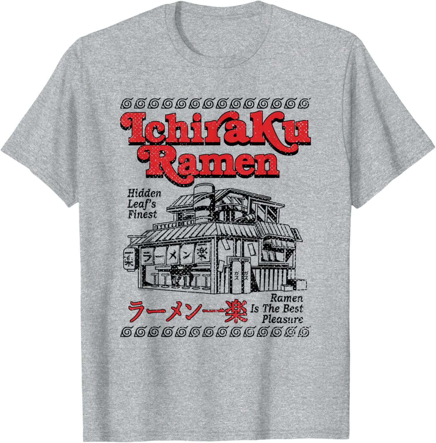 Naruto Shippuden Ichiraku Ramen Shop Retro Anime T-Shirt for Fans - 3