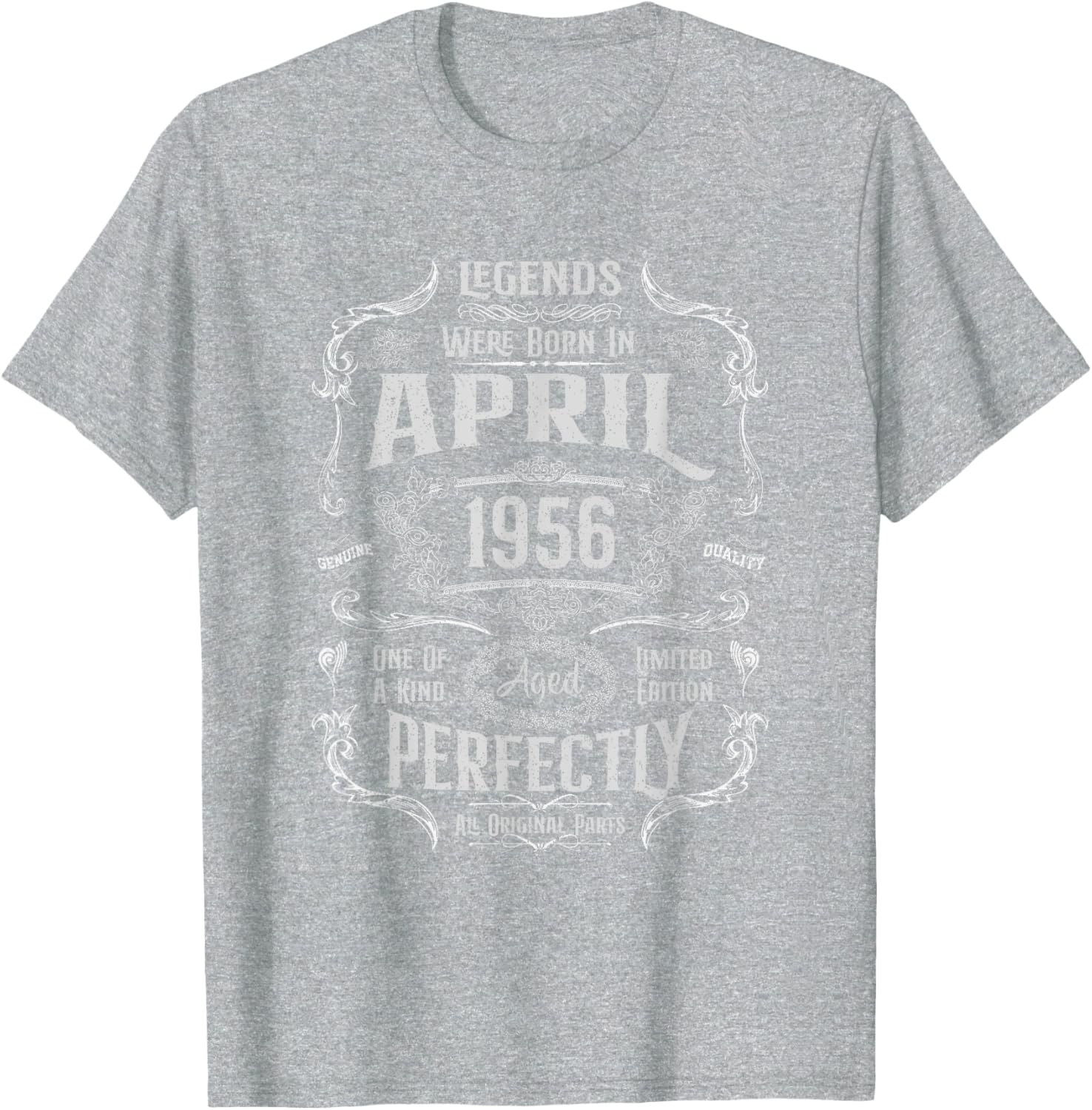 Vintage 69th Birthday Legends April 1956 T-Shirt for Memorable Celebrations - 18