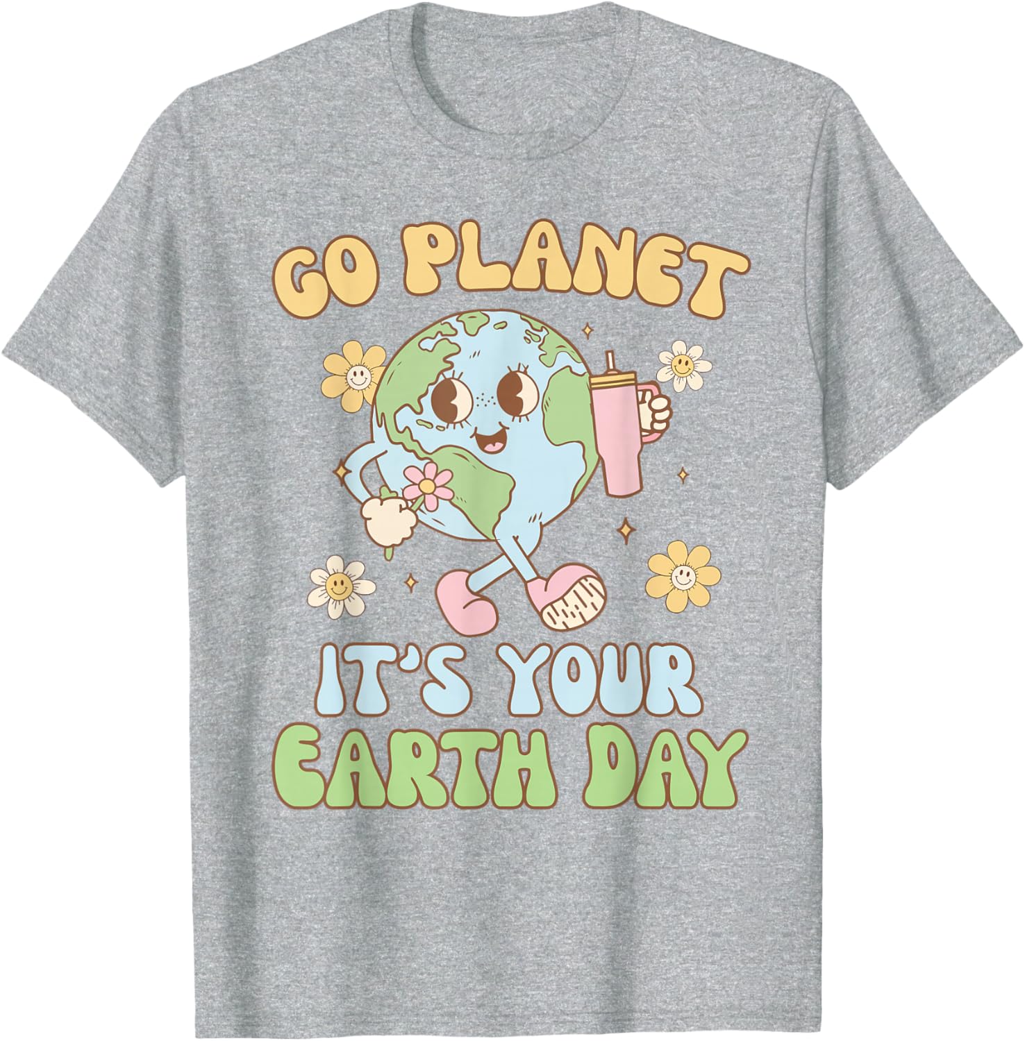 Earth Day 2025 Go Planet T-Shirt for Men, Women, and Kids - 8