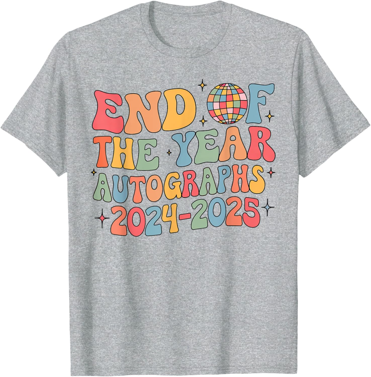 End of Year Autographs T-Shirt for Last Day of School 2024/2025 - 26