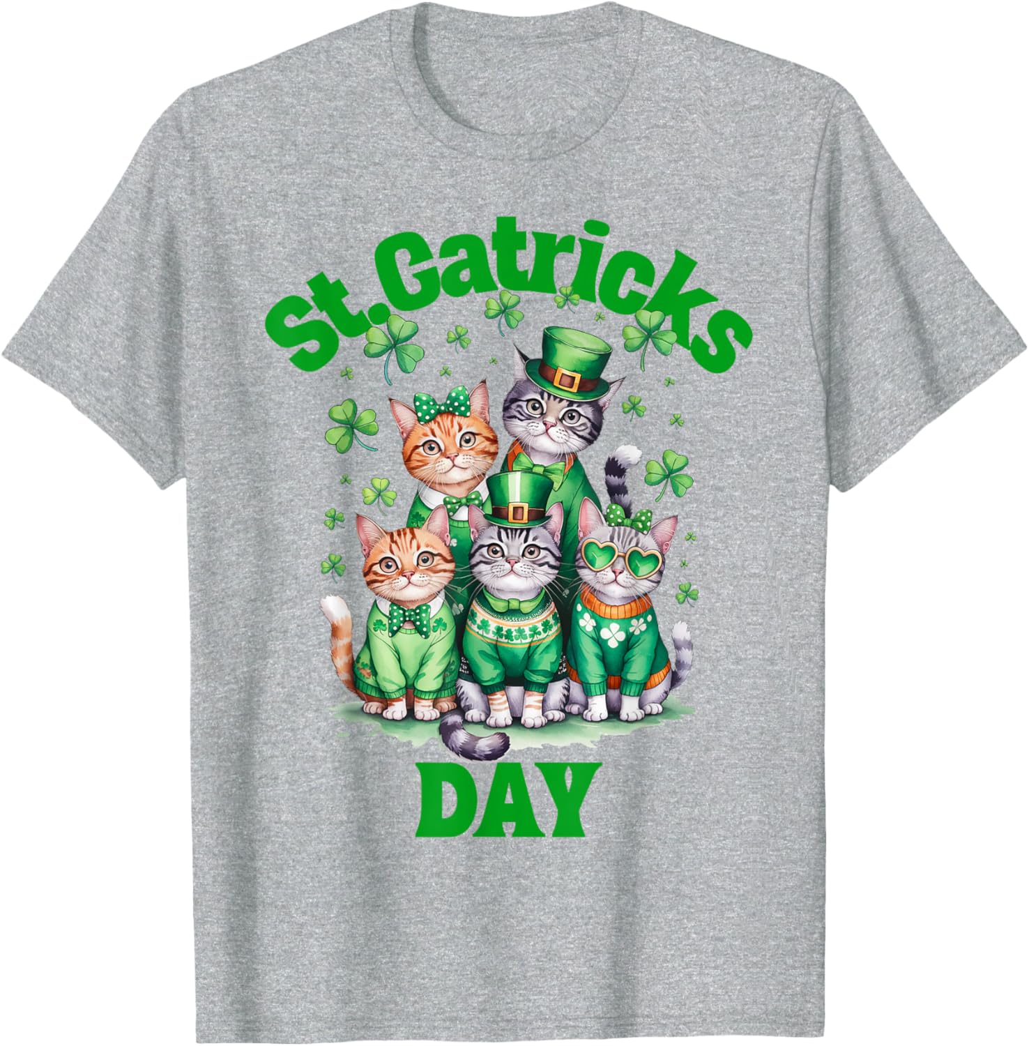 St Patricks Day Cats T-Shirt for Fun Saint Pattys Celebrations - 11