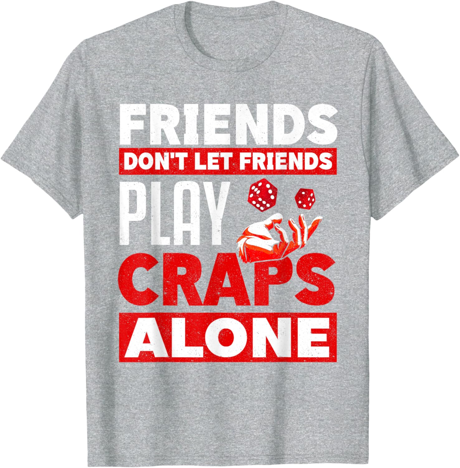 Funny Craps Dice Game T-Shirt for Gamblers - Perfect for Casual Wear - 5