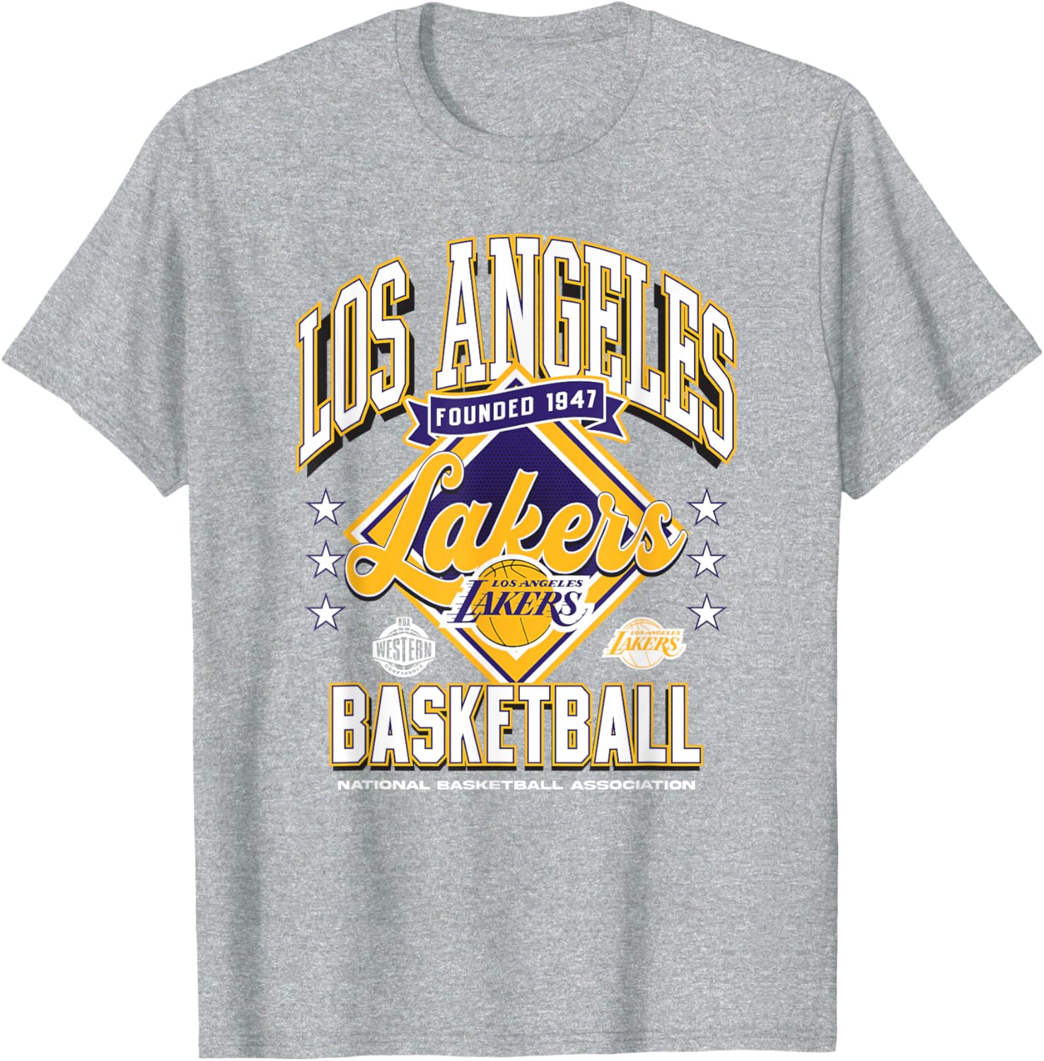 NBA Official Los Angeles Lakers Tip Off T-Shirt for Fans and Players - 2