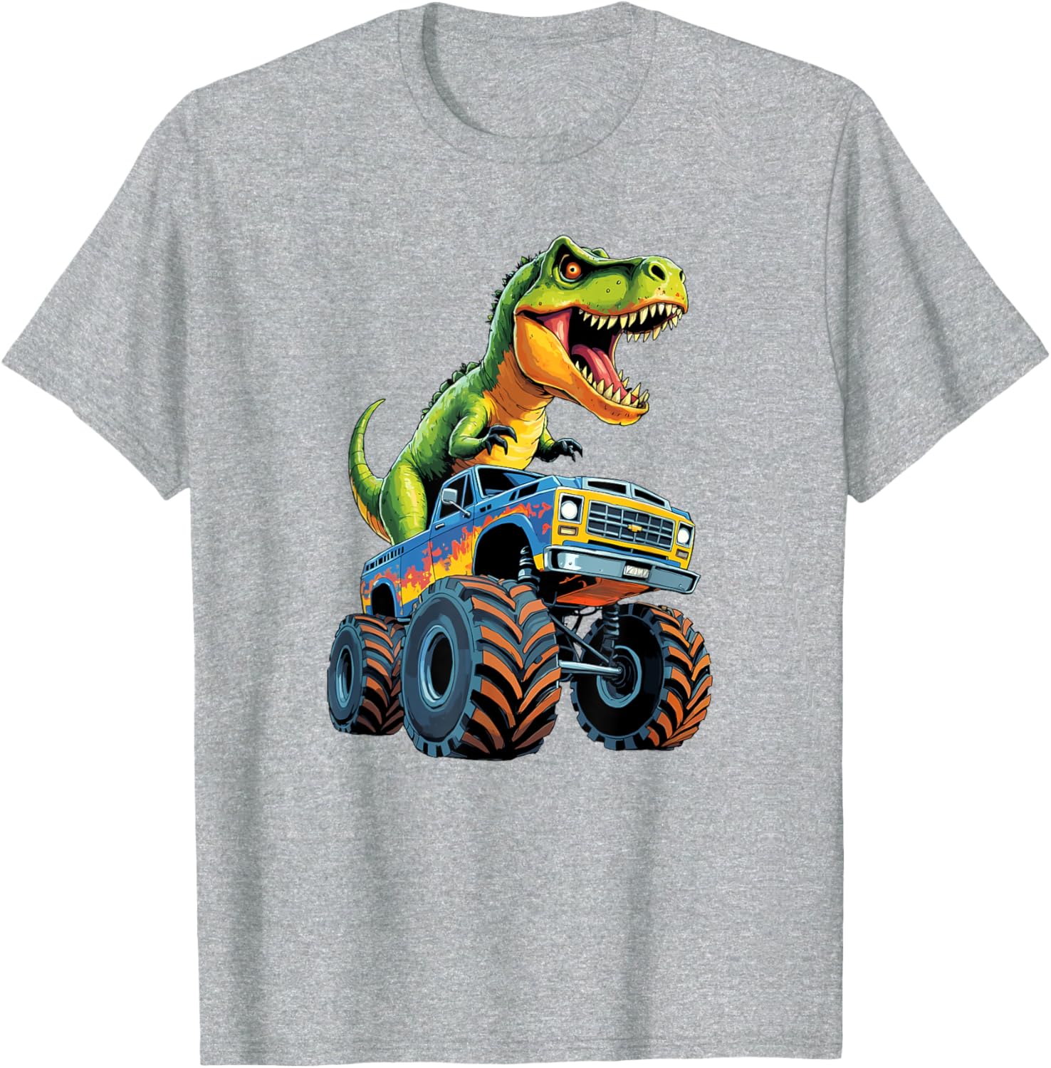 Monster Truck Dinosaur Birthday Party T-Shirt for Boys - Fun & Exciting! - 27