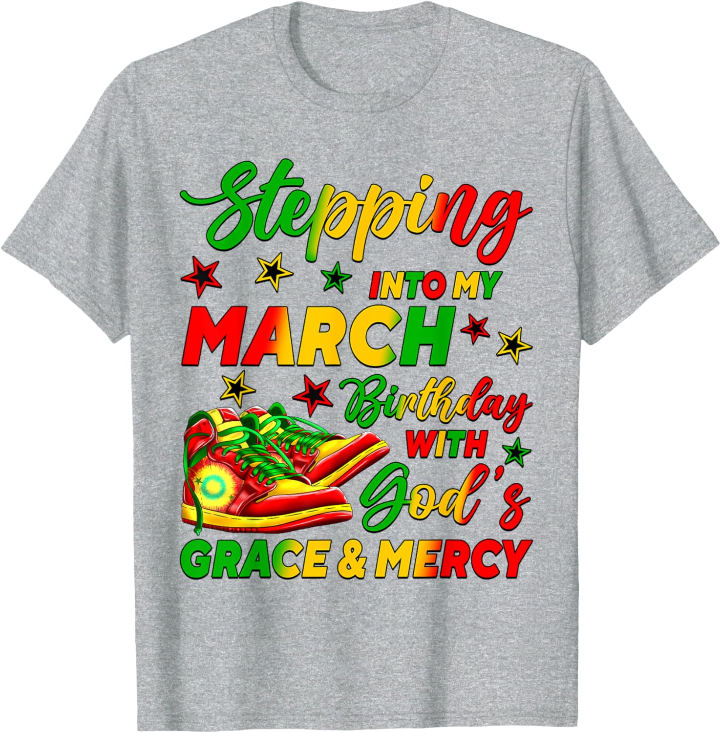 March Birthday African American Shoes T-Shirt for Celebrating in Style - 22