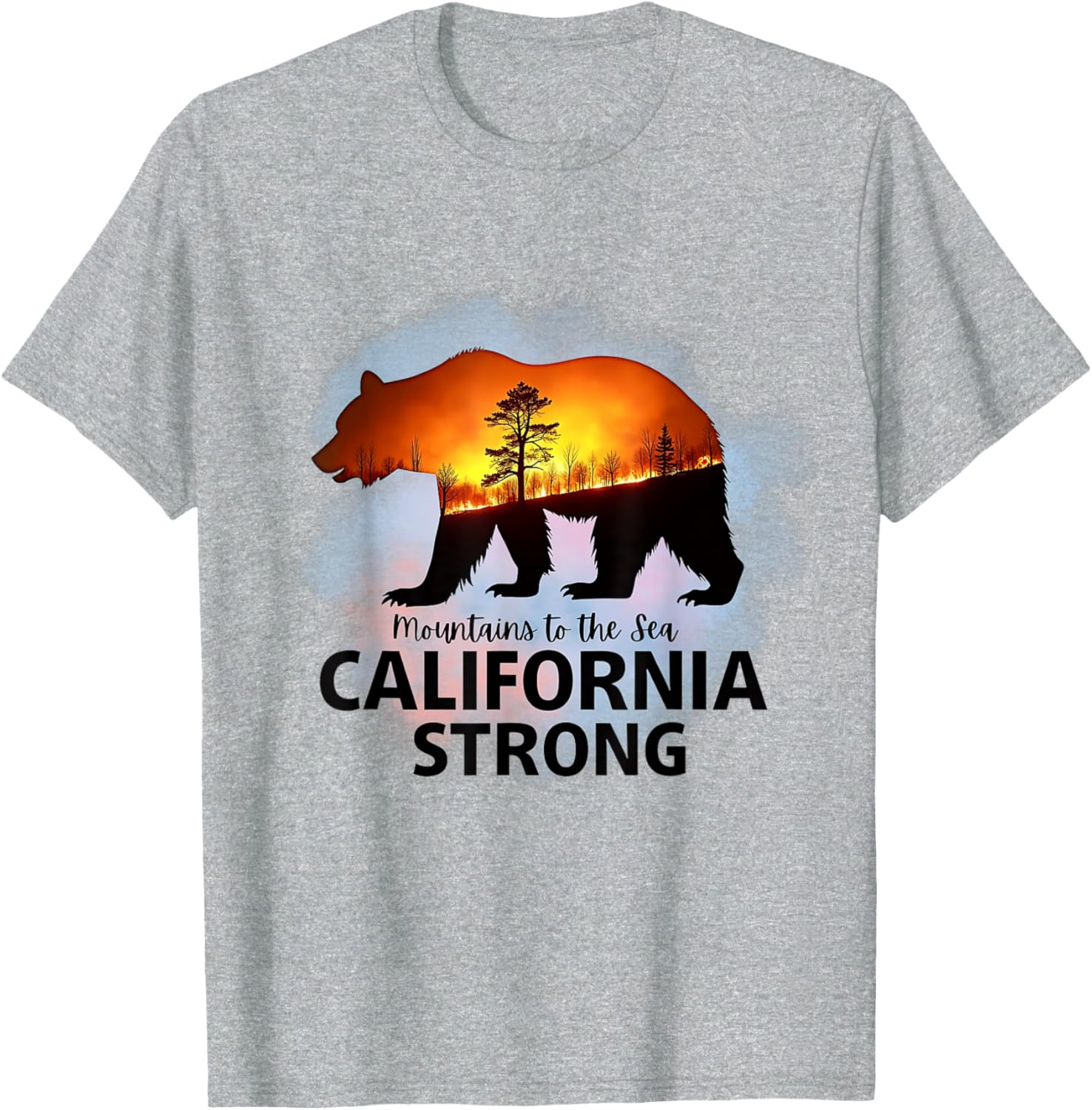 California Strong Bear T-Shirt for Nature Lovers and Adventurers - 5
