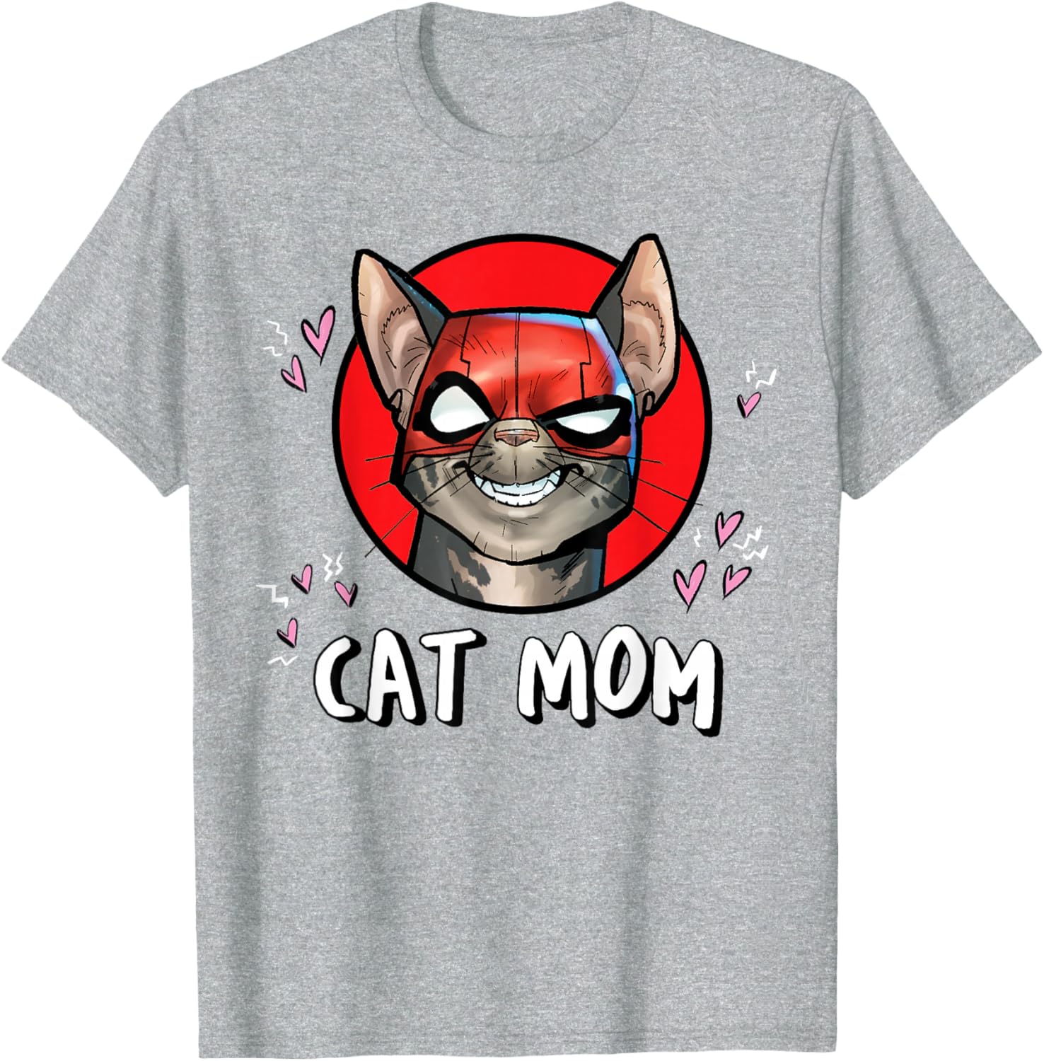 Funny Deadpool Catpool T-Shirt for Cat Moms - Marvel Super Heroes Pet Apparel - 15