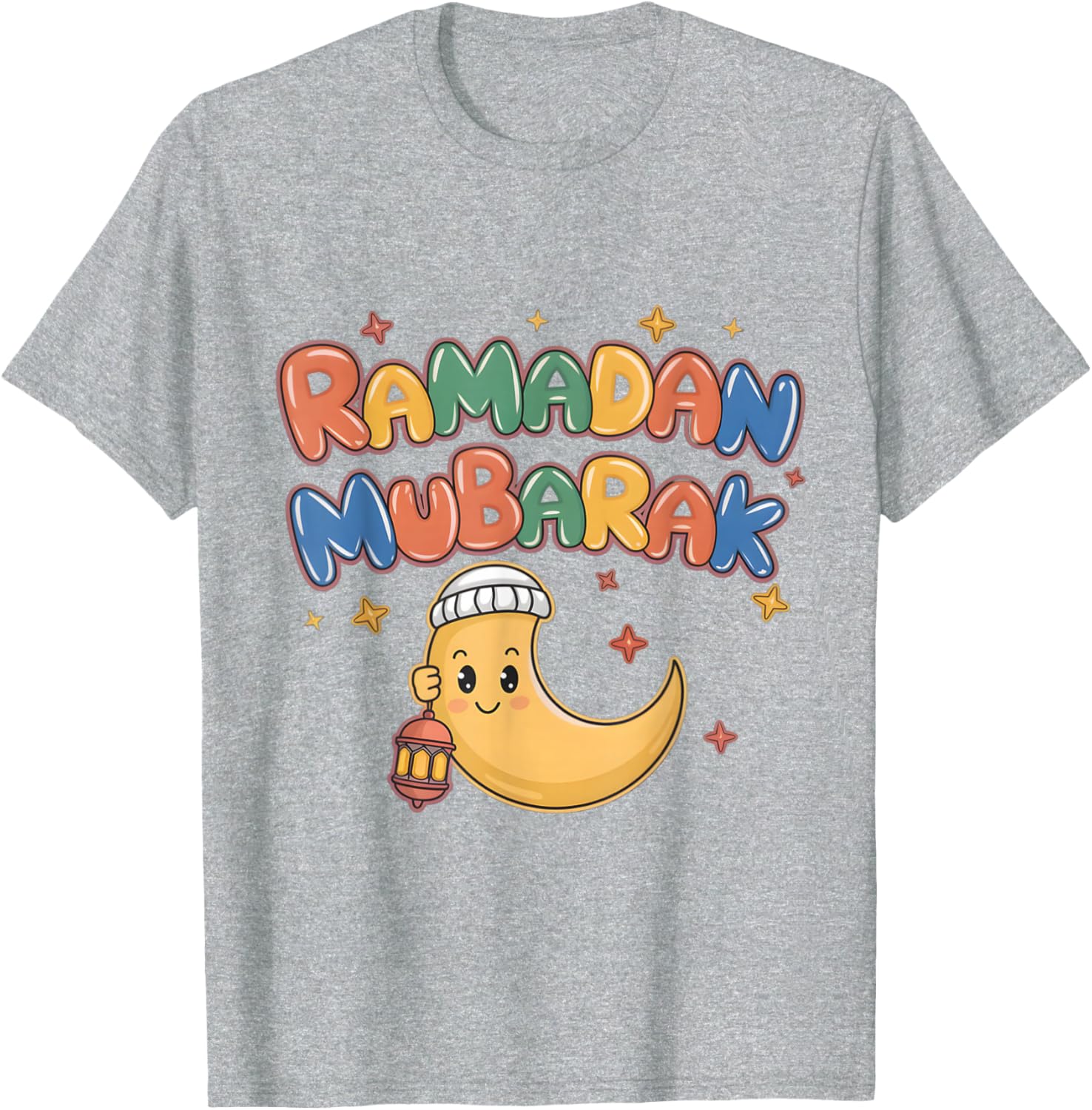 Kids Ramadan Mubarak T-Shirt for Boys Stylish Youth Apparel - 8