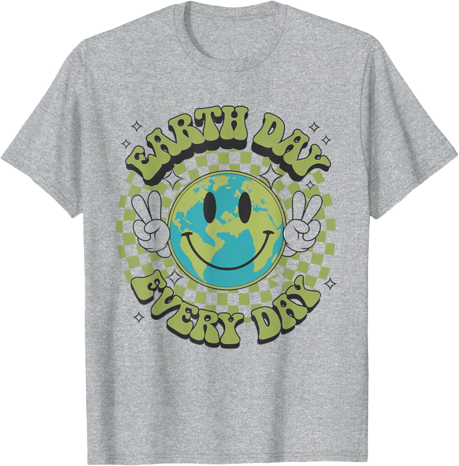 Funny Earth Day Everyday Hippie Planet T-Shirt for Men and Women - 17