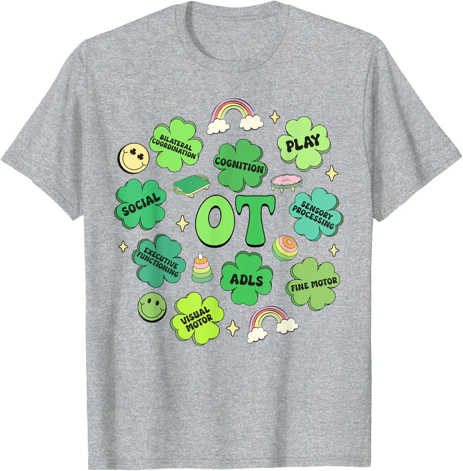 Saint Patrick's Day OT Therapist T-Shirt for Occupational Therapy Fun - 8