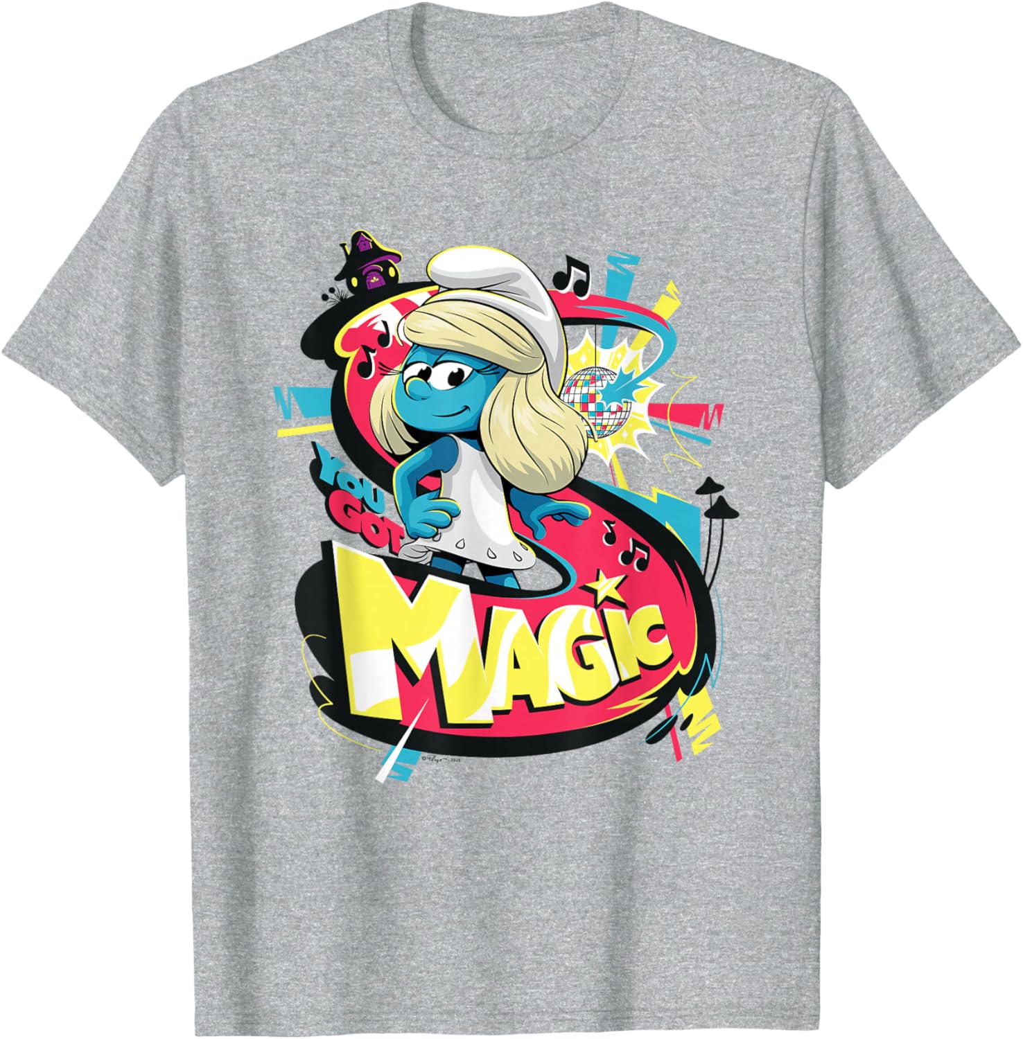 Magic Smurfette T-Shirt for The Smurfs Movie Fans - Fun & Stylish Apparel - 8