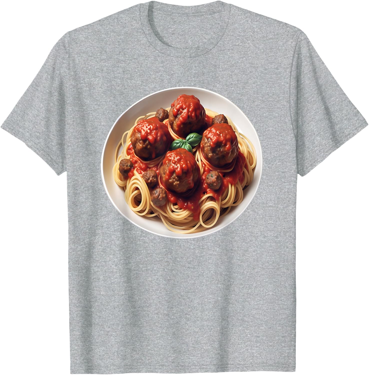 Spaghetti and Meatballs T-Shirt Fun Foodie Apparel for Pasta Lovers - 13
