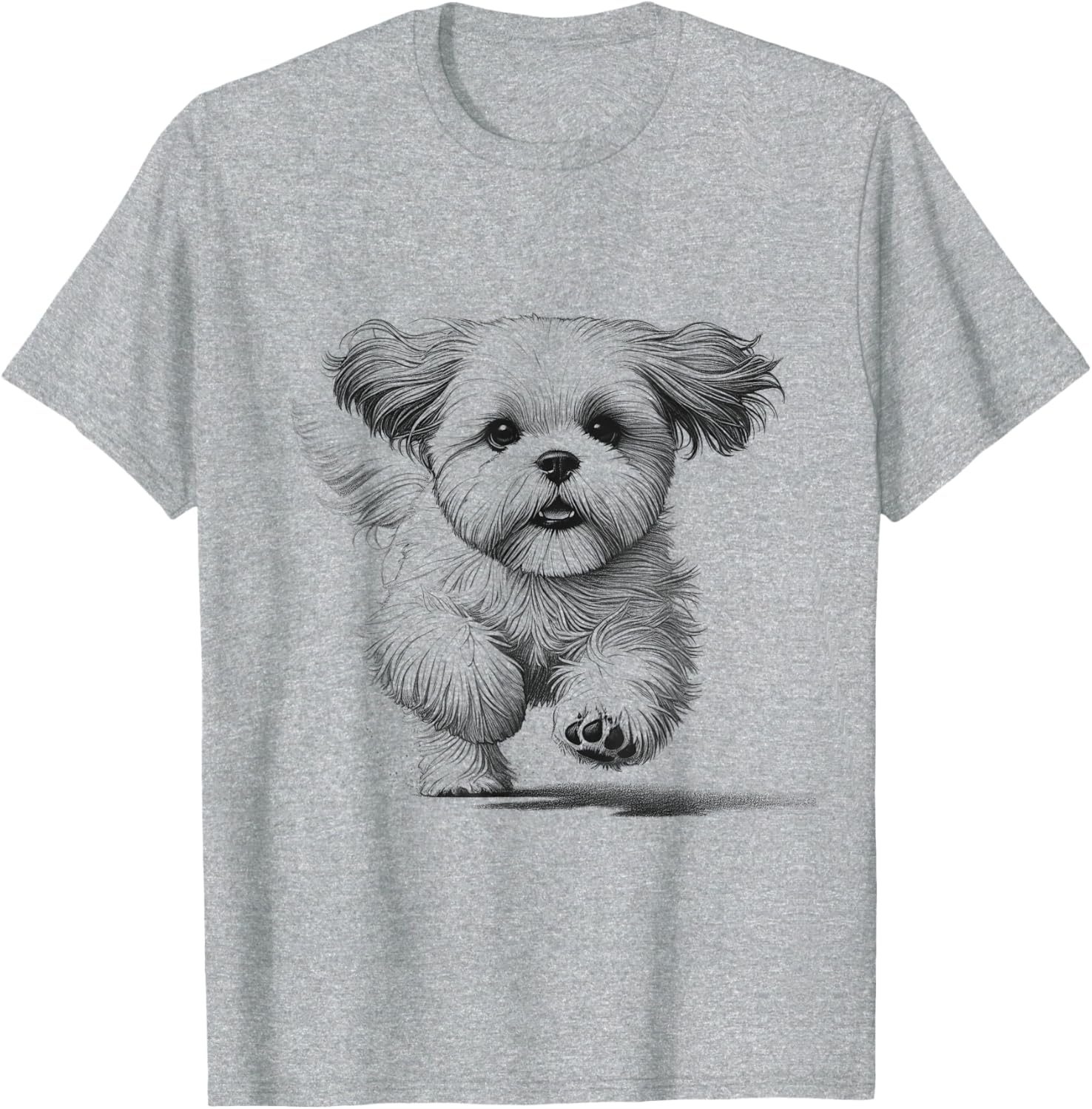 Shih Tzu Running Dog T-Shirt for Men and Women - Perfect Gift Idea - 2
