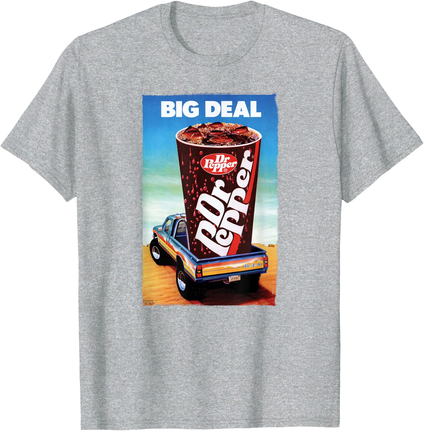 Dr Pepper Big Deal Big Taste Truck Panel T-Shirt for Fun Casual Style - 2