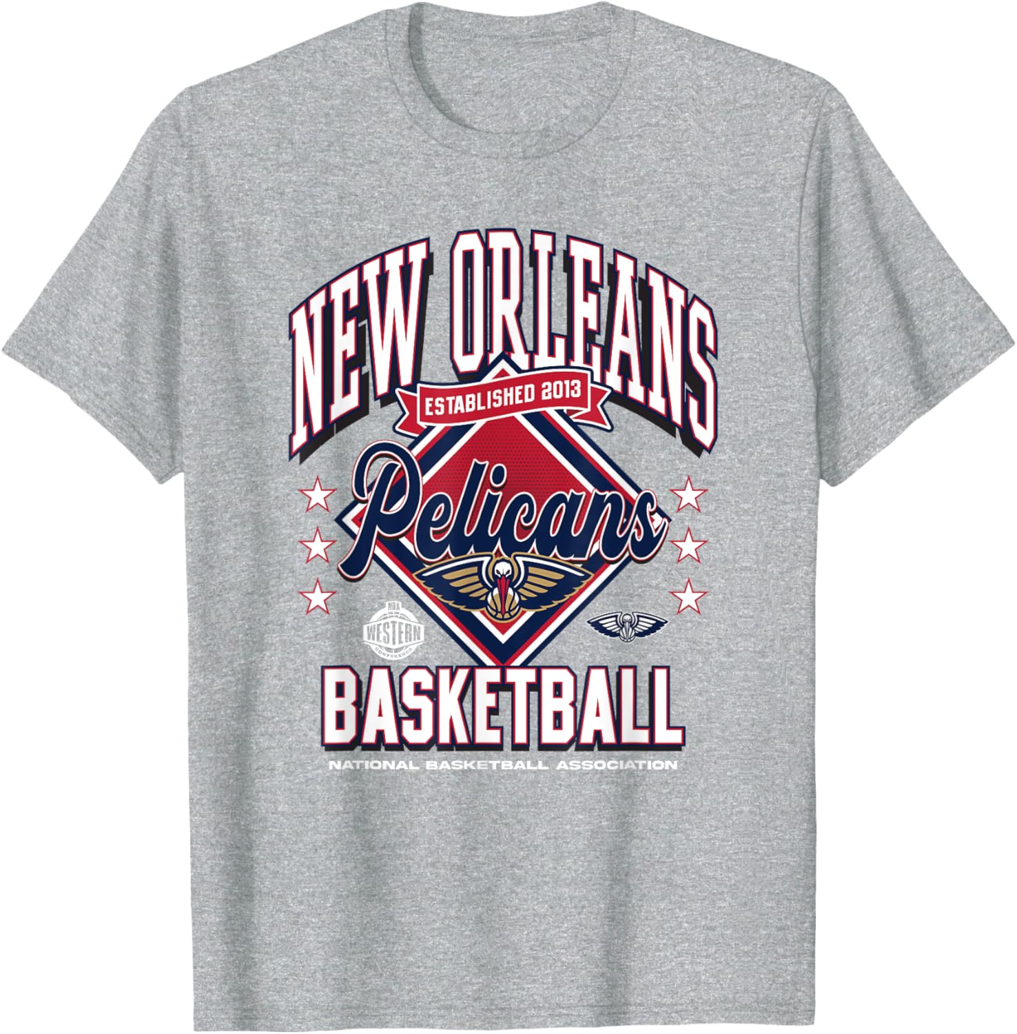 NBA New Orleans Pelicans Tip Off T-Shirt for Fans and Sports Lovers - 1