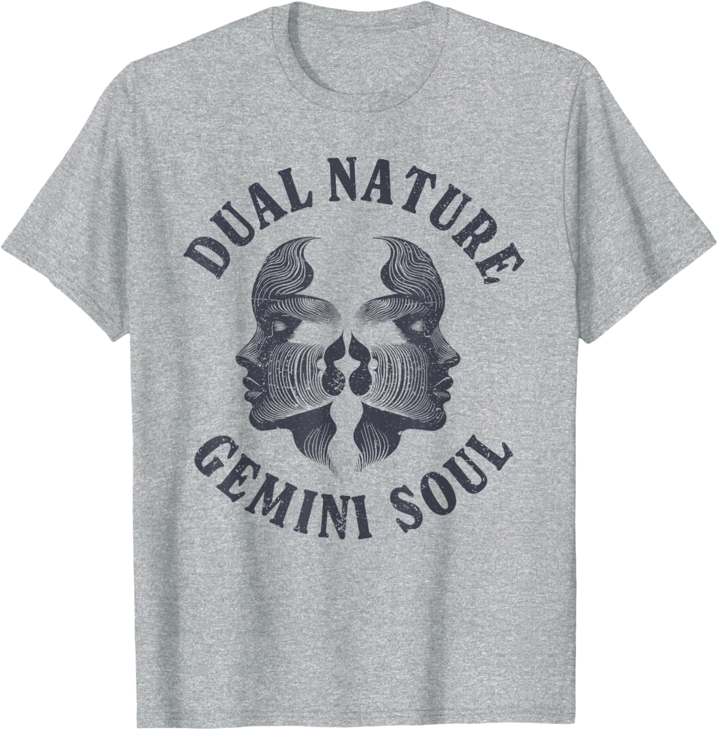 Gemini Zodiac Symbol Astrology T-Shirt for Horoscope Lovers - 5