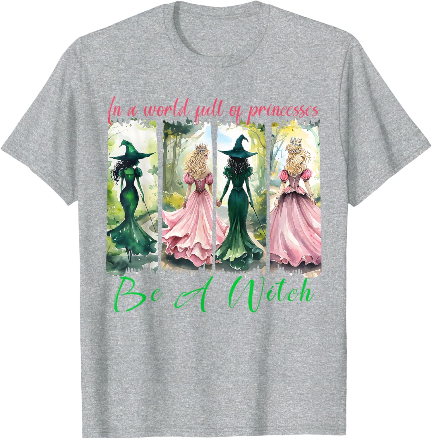 Be a Witch Not a Princess Halloween T-Shirt for Women Stylish Outfit - 28