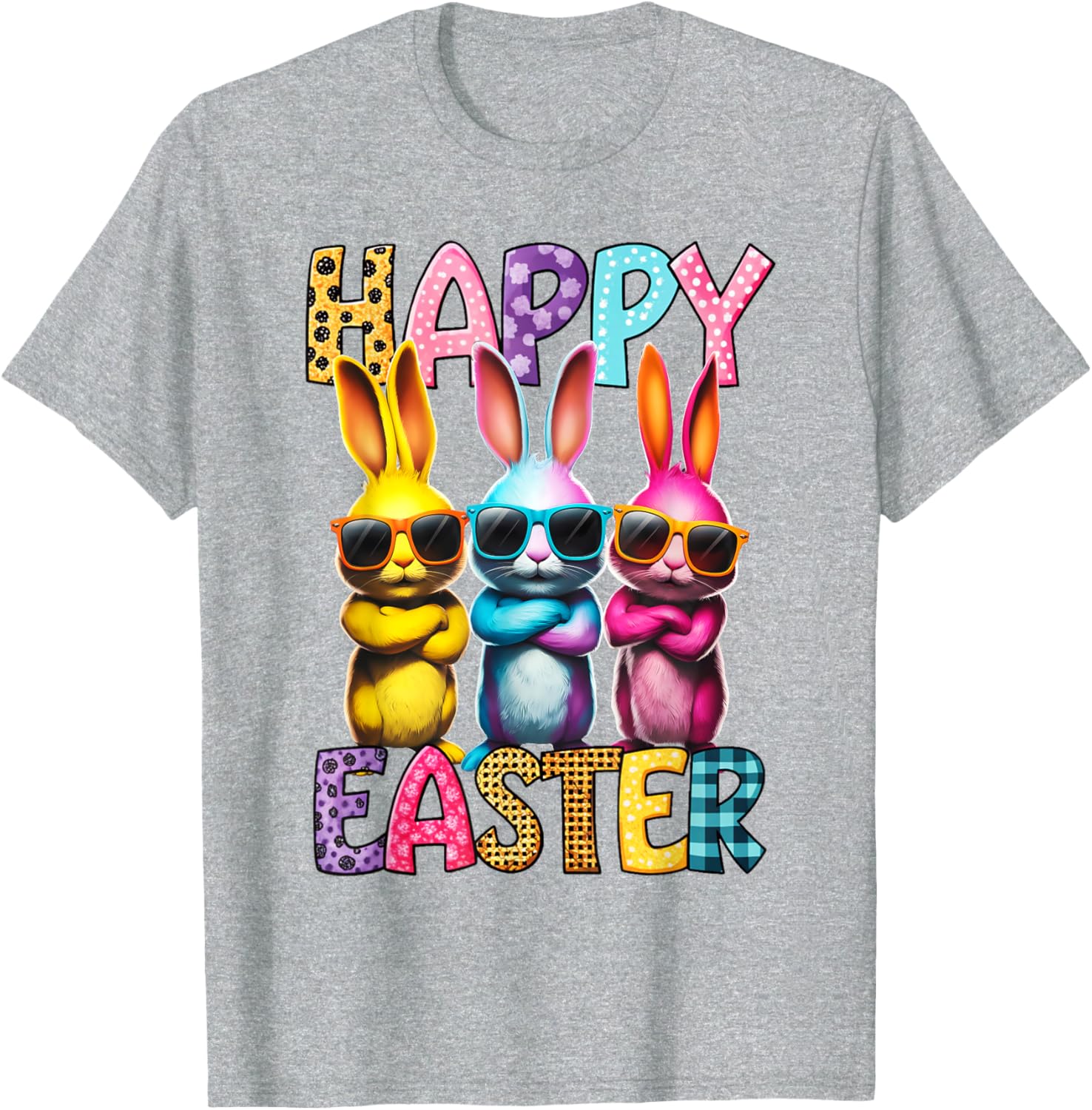 Funny Easter Bunny T-Shirt for Kids and Adults - Happy Easter Tees - 14